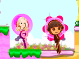 Barbie y Dora Exploradora