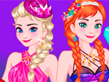 Elsa and Anna Sisters Night Out