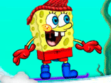 Spongebob Snowboarding