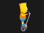 Bart Simpson Segway Riding