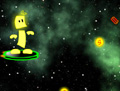 Blocky In Space