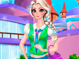 Elsa College Dress Up