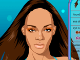 Viste y maquilla a Rihanna