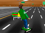 Ben 10 Highway Skateboarding