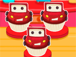 Lighting McQueen Cupcakes