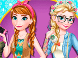 Modern Frozen Sisters