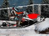 Snowmobile Winter Racing